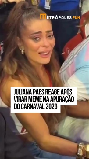 Juliana Paes e o viral dos memes do Carnaval 2026