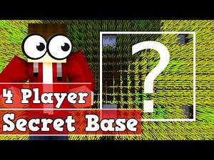 Wie baut man eine geheime Basis in Minecraft | Minecraft geheime Base bauen deutsch Tutorial