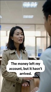 Where is my money? Real-life bank English Conversation 🗣️ #englishlearning #banking