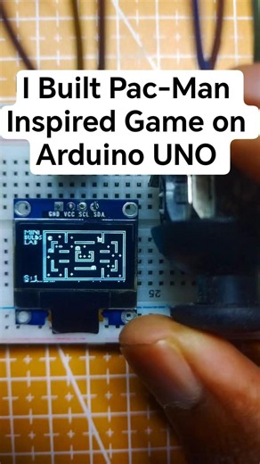 I Built Pac-Man Inspired Game on Arduino UNO! 🔥