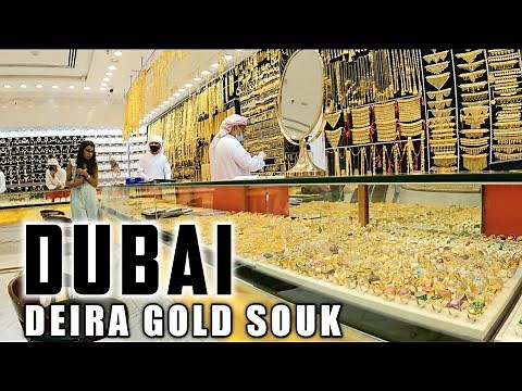 [4K] Only in DUBAI! World's Biggest Gold Market! DEIRA GOLD SOUK 2022!