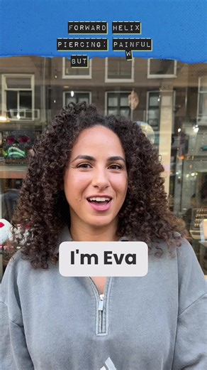 A little sting, but totally worth it 🙌🏻 #ForwardHelix #PiercingsWorks #CustomerReview #FreshPiercing #WorthIt #HelixVibes #AmsterdamPiercing #CuteLook | PiercingsWorks