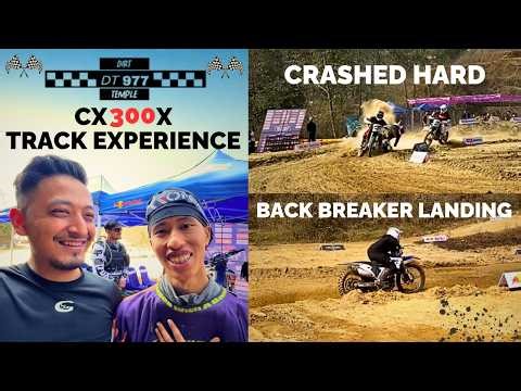 FIRST DIRT TRACK EXPERIENCE ON CX 300X | PRO RIDERS ARE INSANE