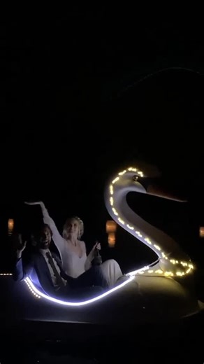 Allegra Edwards on Instagram: "Today marks five years married to my mate for life. 🦢 With you by my side, paddling into the dark unknown is a joyride. ILYSB, Clay."