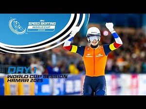 Day 1: World Cup Session | Hamar 2025 | #SpeedSkating