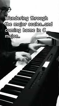 A looping walk through the major scales #piano #musicology #freeimprovisation #music #pianomusic