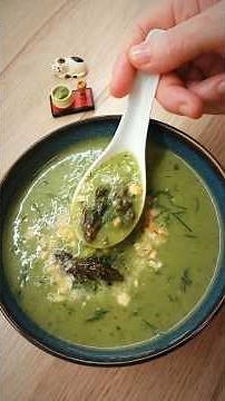 Garden Fresh Asparagus Cream Soup #easyrecipes