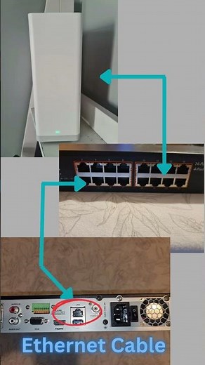 Hikvision NVR Network Setup 🔧 #hikvision #cctv #techmodsec