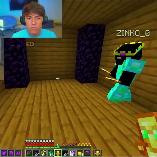 DrDonutt escapes INSANE void tp trap | @DrDonutt#edits #shorts #minecraft