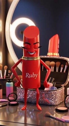 Lipstick talk funny #viral #funny #animation #viralvideo #viralshort #disney
