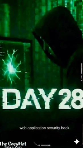 The GreyHat Organization on Instagram: "Day 28 — Breaking the web to make it safer. Web App Security unlocked. . . . #Day28 #WebAppSecurity #WebApplicationHacking #GreyHat #EthicalHacking #BugBounty #CyberSecurity #HackTheWeb #WebSecurity #Infosec #HackerMindset #OWASP #SecurityTesting #LearnToHack #hackingjourney"