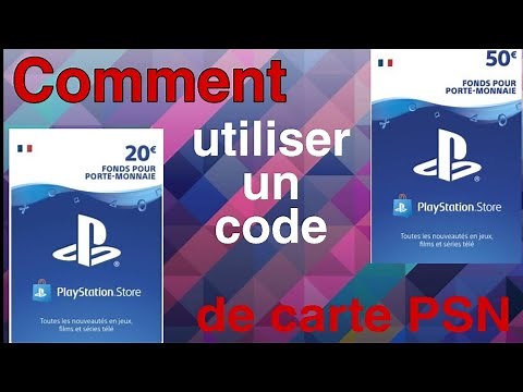 Comment utiliser une carte PSN