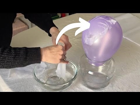 Lay wet paper towel on a balloon for this BRILLIANT front porch idea!