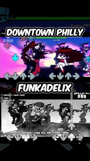 FNF HIGH BETA MOTIF WITH VOCALS VS WITH LYRICS #fnf #fnfmod #fnfsong #funkadelix #shorts