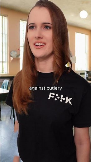 wearing an "inappropriate" shirt to school 😂👩🏼‍🦯