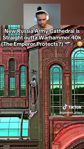 New Russia Army Cathedral Inspired by Warhammer 40k