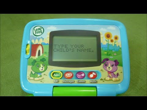 LeapFrog My Own Leaptop HOW TO USE PARENT MODE to put in child's name