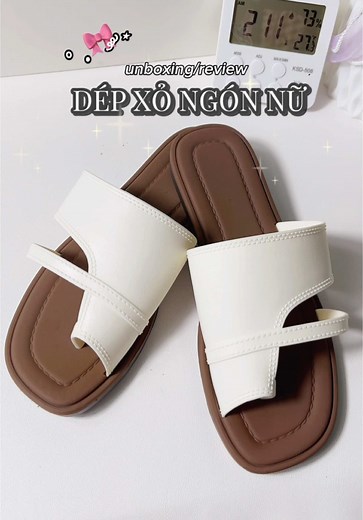 Đôi dép xinh cho mùa hè #hangreview #unboxing #review #depnu #viral #xuhuong #fyp #tiktok