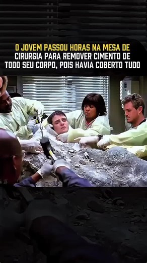 ​Ele ficou 80 horas preso no cimento por uma prova de amor... 😱 O final é de partir o coração! Assista até o fim para ver o que aconteceu quando removeram a última peça. ❤️🩹 #casosreais #greysanatomy #drama #viralvideo #foyupage