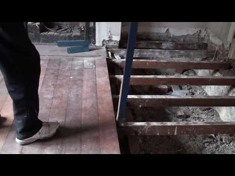 Tongue and Groove Floor board Removal