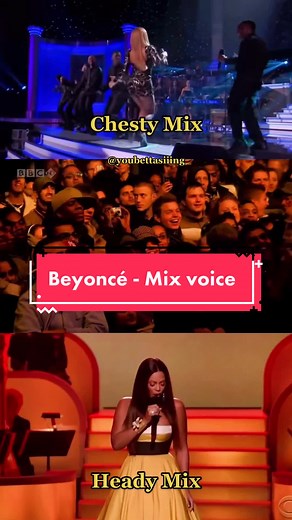 Beyoncé - Mix voice (Chesty - Balanced - Heady) 🔥 #beyoncé#queenb#queenbee#beyhive#vocals#belting#mixvoice#highnotes#vocaltechnique#singing#beyonceperformance#liveperformance#beyonceconcert @Beyoncé