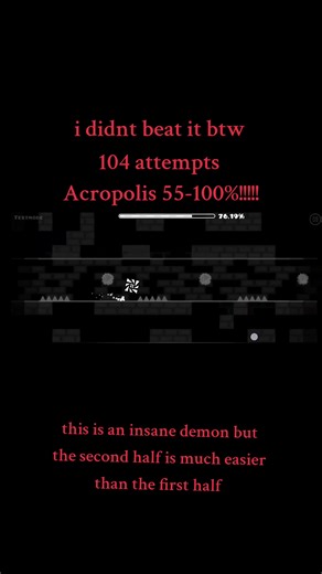 Acropolis Geometry Dash Challenge Insights