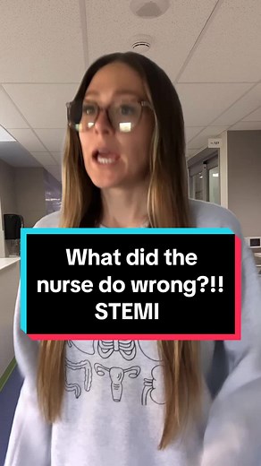 𝗧𝗛𝗘𝗥𝗘 𝗜𝗦 𝗜𝗡𝗖𝗢𝗥𝗥𝗘𝗖𝗧 𝗜𝗡𝗙𝗢𝗥𝗠𝗔𝗧𝗜𝗢𝗡 𝗜𝗡 𝗧𝗛𝗜𝗦 𝗩𝗜𝗗𝗘𝗢 - 𝗰𝗮𝗻 𝘆𝗼𝘂 𝗳𝗶𝗻𝗱 𝗶𝘁?! What did the nurses do 𝗪𝗥𝗢𝗡𝗚 in this educational nursing skit?! Watch the skit first, then keep reading to know the answers to see if you caught them all!⁣ ⁣ 𝗗𝗼𝗻’𝘁 𝗯𝗲 𝘁𝗵𝗶𝘀 𝗻𝘂𝗿𝘀𝗲! Grab our ER Cheat Sheet and have confidence with 𝗶𝗺𝗺𝗲𝗱𝗶𝗮𝘁𝗲 𝗮𝗰𝗰𝗲𝘀𝘀 𝘁𝗼 𝗲𝘀𝘀𝗲𝗻𝘁𝗶𝗮𝗹 𝗶𝗻𝗳𝗼𝗿𝗺𝗮𝘁𝗶𝗼𝗻 𝗼𝗻 𝟯𝟯 𝗼𝗳 𝘁𝗵𝗲 𝗺𝗼𝘀𝘁 𝗰𝗼𝗺𝗺𝗼𝗻 things you wil