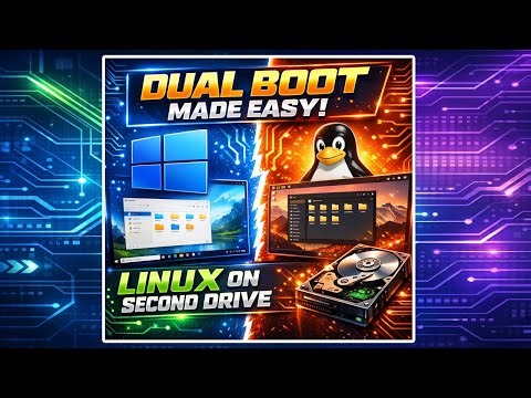 Complete Guide: Dual Boot Windows and Install Linux on a Secondary Hard Drive