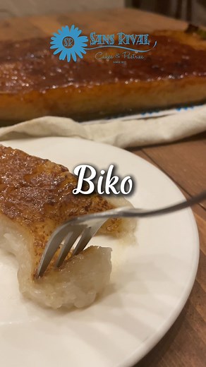 BIKO! Indulge in this well-loved comfort food made with sticky rice, rich coconut milk, and a touch of caramelized sugar. 🍚✨ Traditionally enjoyed as a merienda during Holy Week and other festive family activities. A perfect companion to a warm cup of coffee or hot chocolate! 🥰 Available at selected Sans Rival Branches. #sansrivalph #sansrivalcakesandpastries #sansrivaldumaguete #biko #nativedelicacies #localdelicacies | Sans Rival Cakes & Pastries