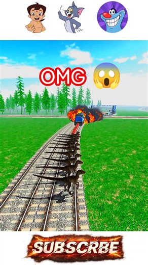 King Cobra & Anaconda vs Train 🚂🐍 | Power Comparison 3D #viralvideo #train #indianbikedriving3d