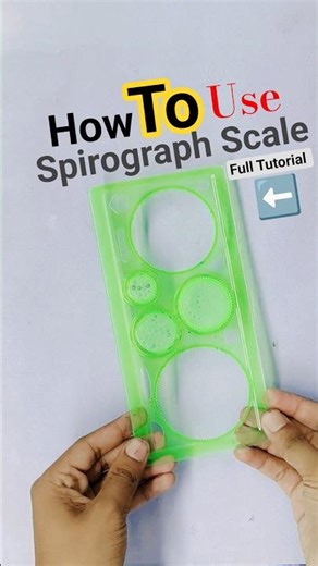 How to use spirograph scale 🤔 Full Tutorial..! #shorts#art#tutorial#how
