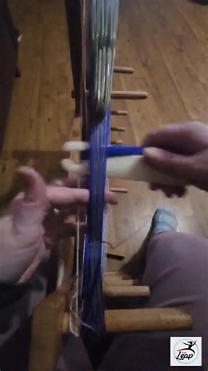 Warping up the latest tablet weaving using quick warp method, 15 minutes to warp the entire thing. #drifasleap #tabletweaving #handmade #weaving | Drifa's Leap