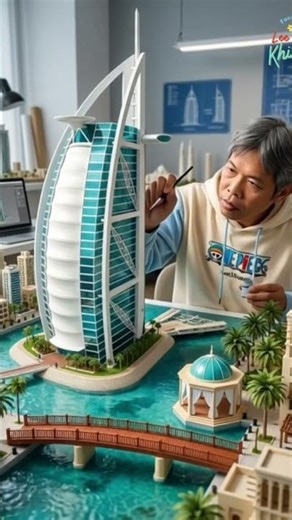 "Diorama Kawasan Jumeirah, Dubai Uni Emirat Arab 🇦🇪"
