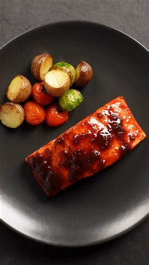 Cherry Barbecue Glazed Salmon | Easy Salmon Dinner Recipe | Cherry BBQ Salmon