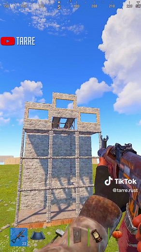 RUST SHOOTING FLOOR PEAK TRICK #rust #rustgame #rustconsole #rusttok #rustclips #rustbase #rustbasetutorial #rustbasedesign #rustbasetour