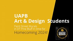 Welcome to Homecoming 2024 and Pine Bluff from the UAPB School of Arts & Sciences Art & Design Department! #UAPB #uapbhomecoming #uapbhc24 #uapbalumni #OurPrideShows @uapbgetinvolved UAPB AM&N National Alumni Association UAPB - School of Agriculture, Fisheries and Human Sciences UAPB Golden Lions Pine Bluff Jefferson County UAPB AM&N Alumni Chapter Pine Bluff School District Pine Bluff Regional Chamber of Commerce Explore Pine Bluff | University of Arkansas at Pine Bluff