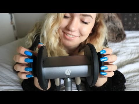 2 HOUR ♡ HeadRec Ear Tapping Sounds ASMR ♡ looped