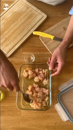 How to make perfect chicken zucchini rice bowl #recipe #shorts