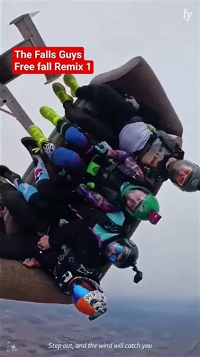 The Falls Guys Free Fall Remix 1 #skydiving