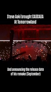 This September, @steveaoki will release one of the most iconic remake of ever. It’s @cascada_official song you may know | EDM Lab