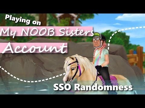 Playing on my Sisters Account 🤓 - Star Stable Randomness