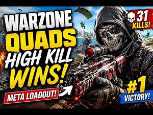 🔥 WARZONE QUADS HIGH KILL WINS! | META LOADOUT GAMEPLAY (2026)