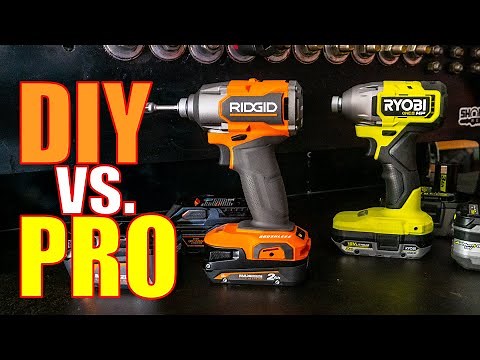DIY or PRO? Ridgid vs Ryobi Impact Driver Battle [R862311 vs PBLID01]