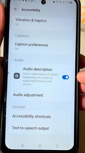 How to Turn ON or OFF Audio Description on Tecno Mobile Phone #shorts