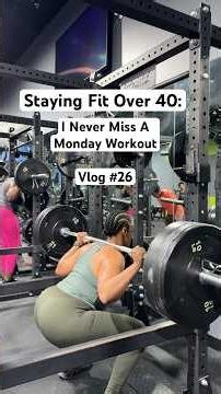 How to Stay Fit Over 40 | My 60-Minute Daily Weight Training Gym Routine #womenover40 #fitover40