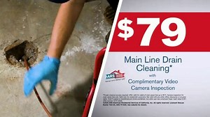 ARS Rescue Rooter TV Spot, 'Clog: $79 Main Line Drain Cleaning'