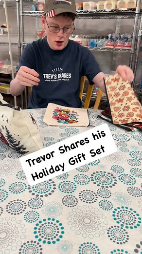 3.7K views · 231 reactions | The Christmas Bundle Bags make the perfect gift this holiday season. A $33.00 Value for $25.00 Bundle Includes: - One Zipper Bag of Your Choice - One Classic Trev's Trades Soap Bar - Oh Christmas Tree Soap - Christmas Splendor Solid Sugar Scrub - Christmas Star or Tree Bath Fizzy - Handcrafted Wood Soap Dish - White Washcloth - Trev's Trade Sticker Thank you!! | Trev’s Trades Soaps - Where autism meets potential. | Facebook