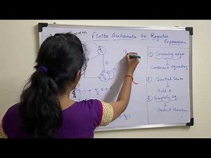 Lecture 32# Convert Finite Automata to Regular Expression using Ardens Theorem | Example 2