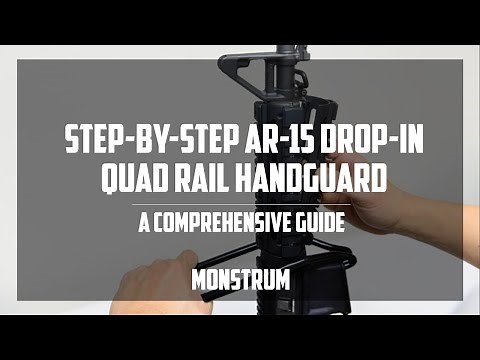 Step-by-Step AR-15 Drop-In Quad Rail Handguard Installation in less than 5 minutes