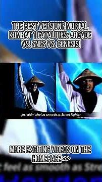The Best Version? Mortal Kombat 1 Fatalities: Arcade vs. SNES vs. Genesis!#mortalkombat